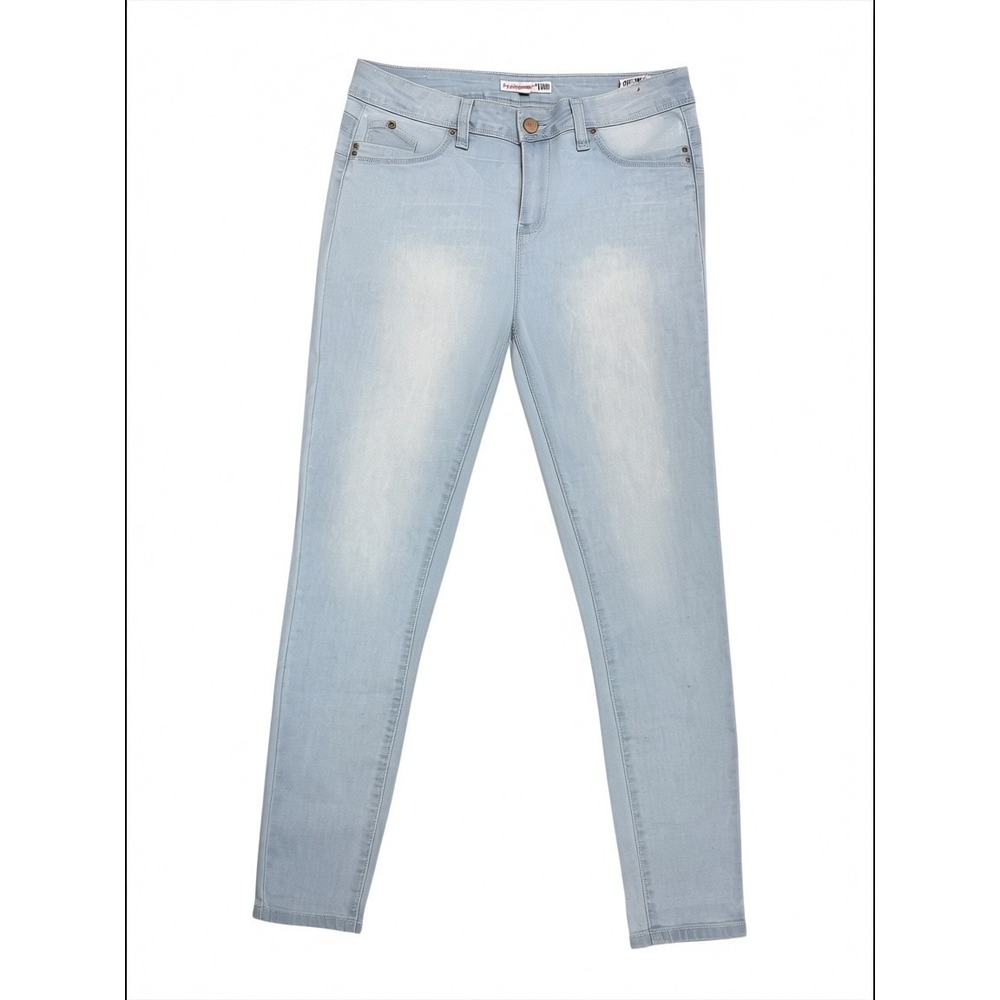 YMI Jeans Women 13 Blue Good Wanna Betta Butt Skinny Light Wash Stretch